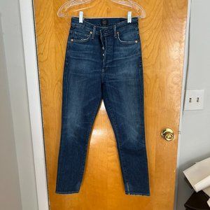 Citizens of Humanity Olivia Dark Blue Wash Jeans sz 24